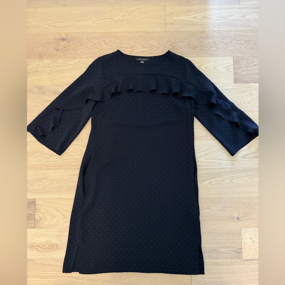 Navy dress from Periphery with white dots size 8